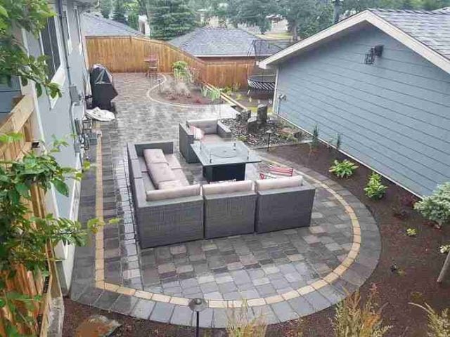 beautiful backyard upgrade - Linley Valley landscaping nanaimo