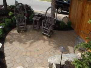 Icarus Drive nanaimo patio and landscape installation