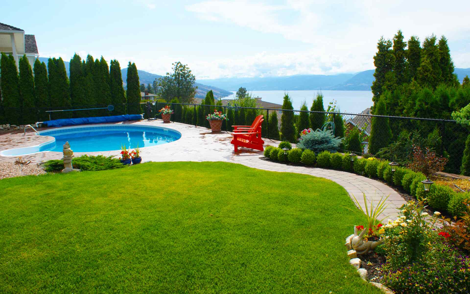 professional mill bay landscaping services by creative by design