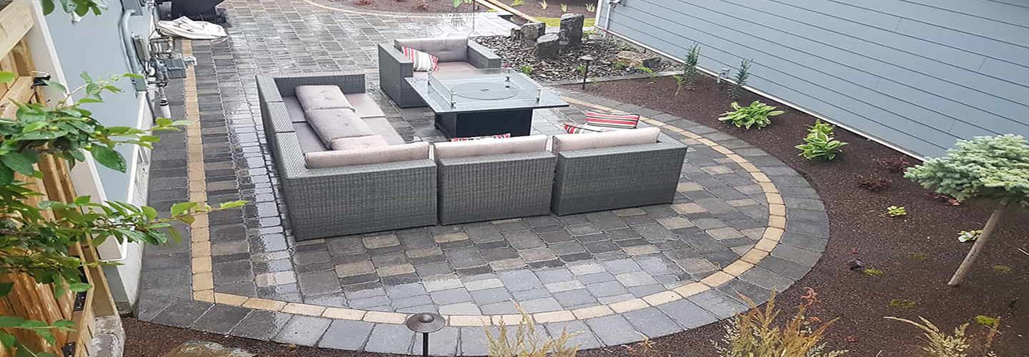 Paving stone patios and walkways - Nanaimo BC