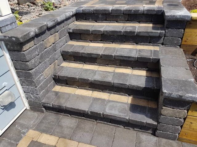 paving stone steps nanaimo