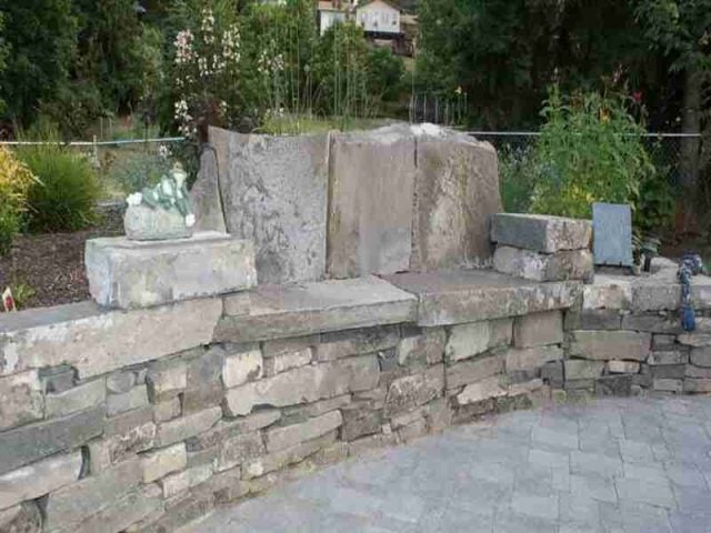 outdoor bench - Cedar, Nanaimo landscape