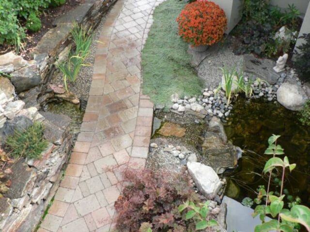 ponds, pavers and garden plants nanaimo