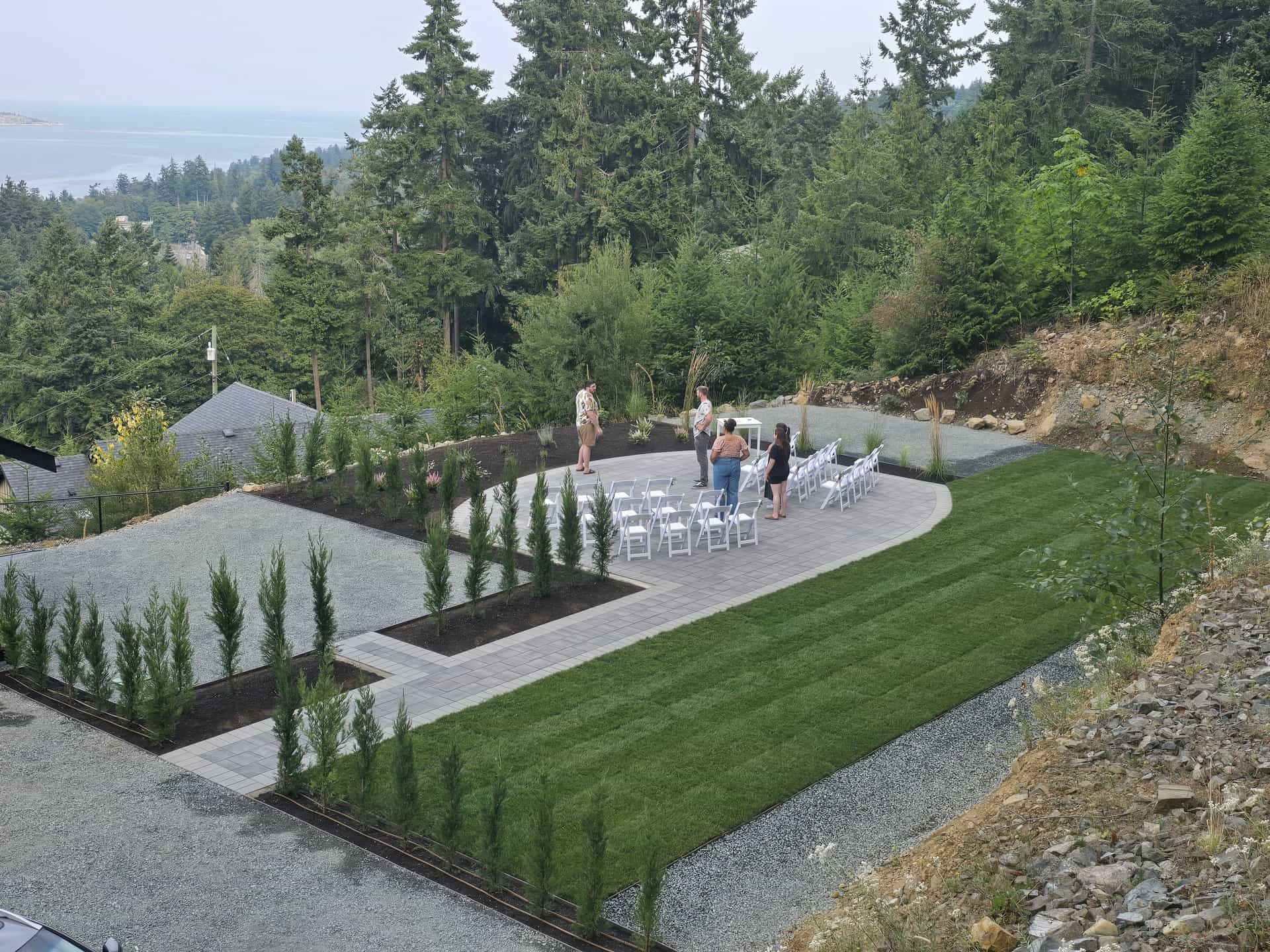 lawn turf and patio - north nanaimo landscaping 2024