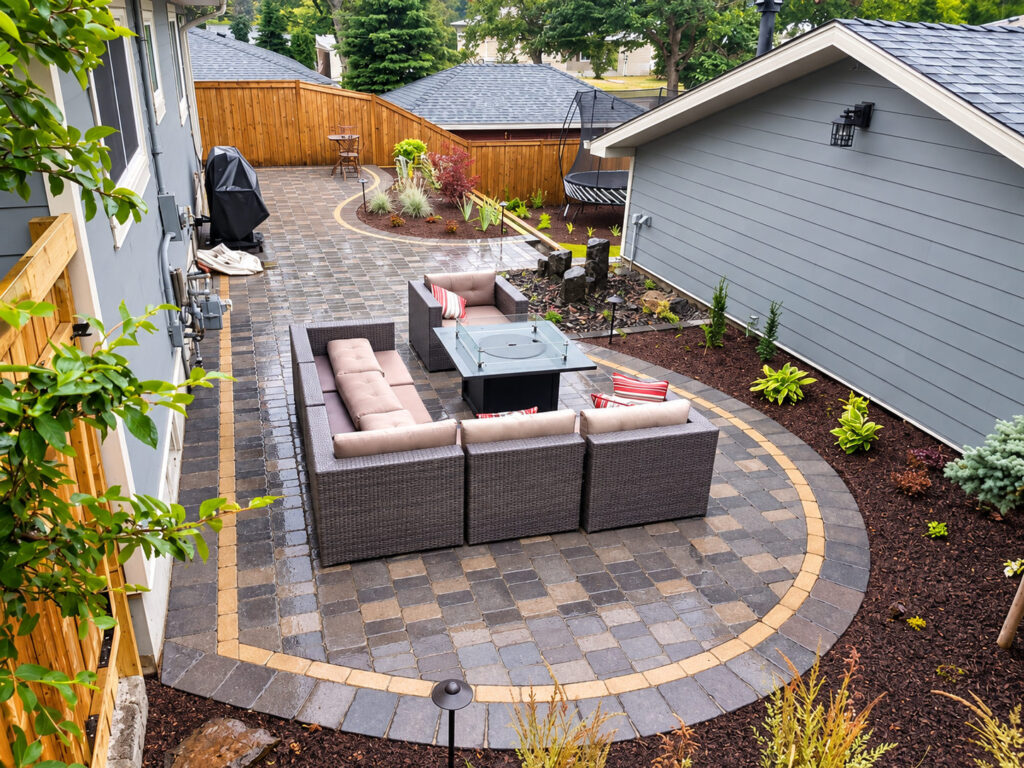 residential paver patio installation nanaimo